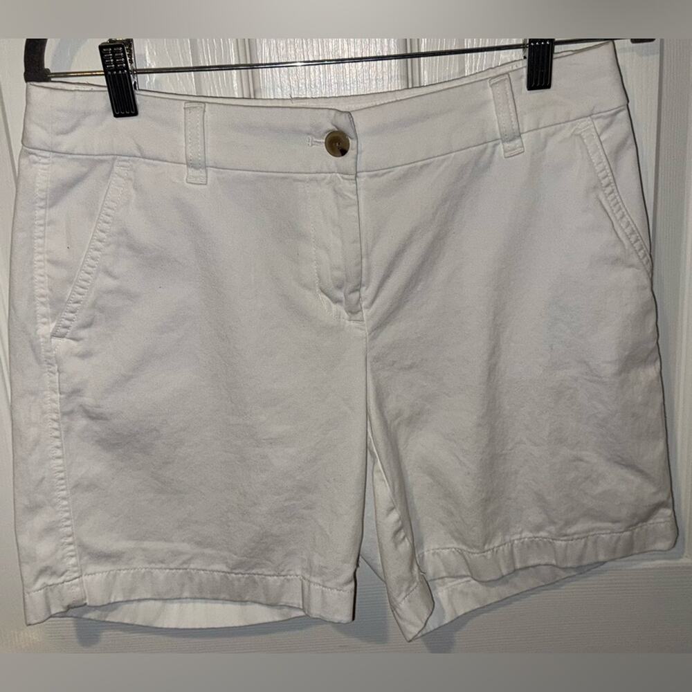 J. Crew White Women's 7” Bermuda Shorts Size 4